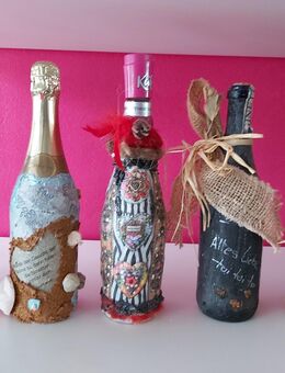 Geschenk-Deko-Flaschen-Sortiment, 5-teilig, Einzelanfertigungen - Simbach (Inn)