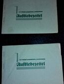 Alte gummierte Aufkleber (Versandaufkleber) in 10437