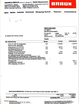 stihl rt 4097 SX mit Schneeräumer NEU! - Bonn