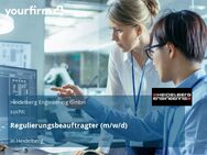 Regulierungsbeauftragter (m/w/d) - Heidelberg