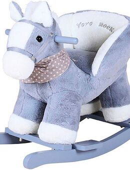 Knorrtoys® Schaukeltier Pferd grau