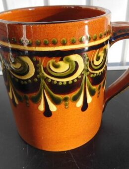Keramik Bierkrug Becher Henkelbecher Bierseidel Seidel 400 ml Thun Schweizer Handwerk 5,- - Flensburg