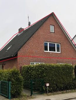 Dachgeschoss-Maisonette in Zweifamilienhaus mit Garage und Gartenfläche - Hamburg