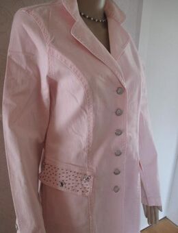 NEU * Edel * Übergangs * Sommer * Mantel mit Swarovski * Glitzer * Strass * Kristalle * Nieten Akzente "BIBA by ESCADA" Gr. 34- 36 /XS- S, rosè- quarz * - Riedlingen