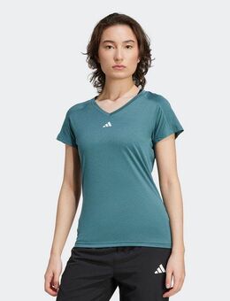 adidas Performance T-Shirt TR-ES MIN T Trainingsshirt, feuchtigkeitsabsorbierend mit V Ausschnitt