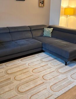 Eckcouch Sofa Couch mit Motor elektrisch Ausziehbar grau - München Schwabing-Freimann