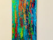 „Hier kommt Farbe in Ihr Leben“-Acrylbild 50x100 cm - Rösrath Zentrum