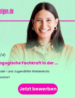 Pädagogische Fachkraft in der stationären Kinder- und Jugendhilfe - Kinderhaus Vehlen (m/w/d) - Obernkirchen