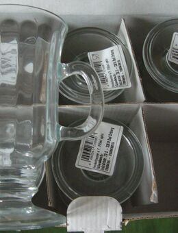 Henkelbecher 250ml aus Glas 6er-Set - Krefeld