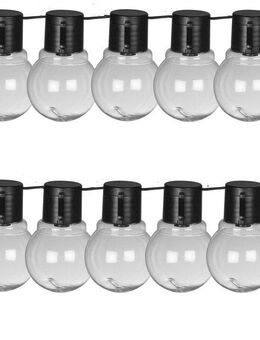 Luxform Lichterkette Solar-Lichterkette Menorca Partybeleuchtung 10xLED, aus Kunststoff gefertigt