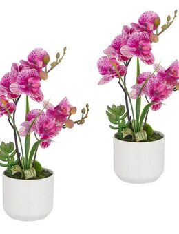 Kunstorchidee Orchidee Phalaenopsis, Creativ green, Höhe 30 cm, mit real-touch-Blüten