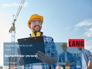 Bautechniker (m/w/d) - Ettlingen