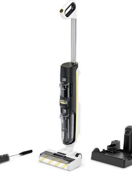 KÄRCHER Akku-Saugwischer FCV 4, 180 W, beutellos, 3 in 1-Reinigung, inkl. Lade-, Park- und Reinigungsstation