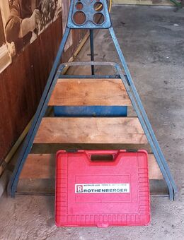Rothenberger Gewindekluppe mit Tisch. - Borken (Hessen)