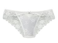 Vivance Slip aus zarter Jacquardspitze mit edlem Accessoire