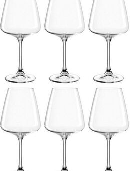 LEONARDO Weinglas Weißweinglas PALADINO, 540 ml, 6er-Set, 6-tlg., Kristallglas, Kelchglas, spülmaschinengeeignet