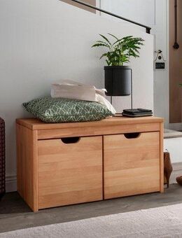 Home affaire Schuhbank Dura Schuhbank incl. Schubladen funktionell und stabil, Massivholz, Skandinavisches Design, Robust, stabil, FSC zertifiziert