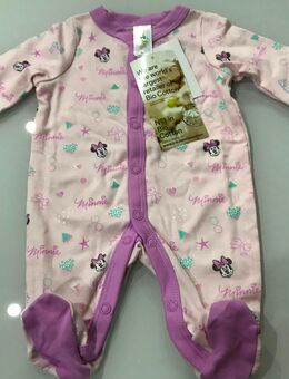 Baby Mädchen Kinder Babygirl Minnie Mouse Strampler Disney 100% Baumwolle Bio-Baumwolle Frühgeborenen Gr. 50 Blau Rosa Bunt, neu mit Etikett - Albstadt