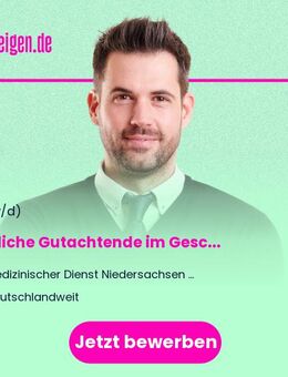 Ärztliche Gutachtende (m/w/d) im Geschäftsbereich GKV Ambulant & Psychiatrie - Hannover Mitte