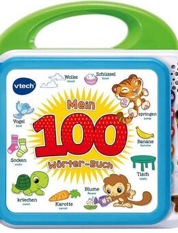 Vtech® Buch VTechBaby, Mein 100-Wörter-Buch, weiß, mit Sound und Licht