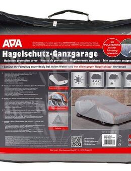 APA Faltgarage APA 16168 Hagelschutz-Ganzgarage, mit Gummizug L, 571 x 203 x 119cm