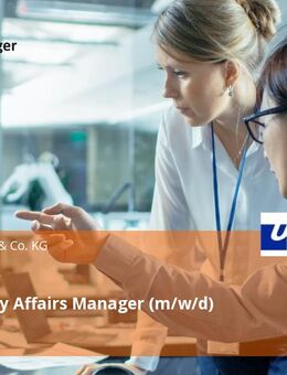 Regulatory Affairs Manager (m/w/d) - Ulm