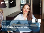 Leitung Qualitäts- und Nachhaltigkeitsmanagement (m/w/d) - Besigheim