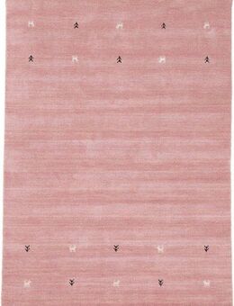 carpetfine Wollteppich Gabbeh Uni, auch als Läufer und Rund erhältlich, rechteckig, Höhe: 15 mm, reine Wolle, handgewebt, Gabbeh Loom Tiermotiv, große Farbauswahl