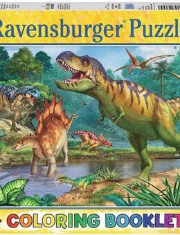Ravensburger Puzzle Welt der Dinosaurier, 100 Puzzleteile, Made in Germany