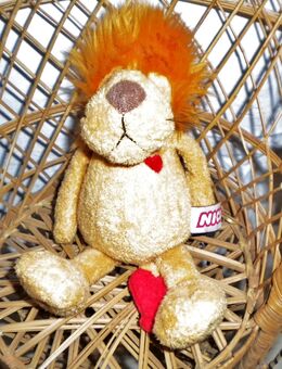 Nici-Plüsch-Löwe mit Herz,ca. 20 cm - Linnich