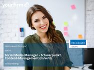 Social Media Manager - Schwerpunkt Content-Management (m/w/d) - Nürnberg