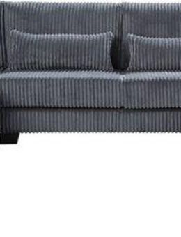 ATLANTIC home collection Wohnlandschaft Miron, U-Form, Breite: 332cm, weicher XXL-Cordbezug, inklusive 6 Zierkissen