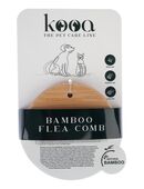 kooa Flohkamm aus Bambus - L 10 x B 6,7 x H 1 cm in 00000