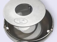 Camel Aschenbecher mit Deckel silber aus Metall retro mit Logo– V - München Thalkirchen-Obersendling