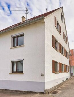 Einzigartiges Anwesen mit Zweifamilienhaus, Bauplatz, Scheune, Maschinenschuppen und großem Garten!! - Freiberg (Neckar)