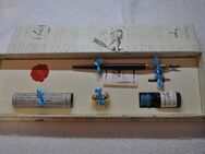 Kalligraphie Set 0160 türkis mit Holzschreibfeder und 10 ml Tinte  in einer Geschenkbox - Aschaffenburg