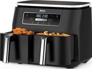 NINJA Heißluftfritteuse AF200EU Ninja Foodi, 2400 W, 4-in-1 Dual Zone, 7,6 L