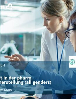 Chemikant in der pharm. Wirkstoffherstellung (all genders) - Frankfurt (Main)