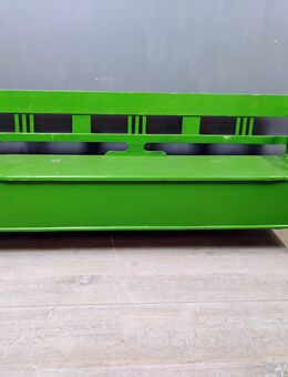 Antik Truhenbank Schwedenbank 207 cm grün lackiert inkl Lieferung - Berlin