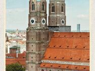 Schönes Holzschild München Frauenkirche Wandbild 20x30 cm - München