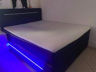 LED Boxspringbett Doppelbett - Mainz