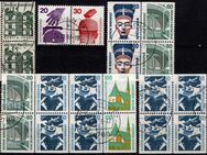 BRD: Briefmarken-LOT "aus 3 Dauerserien: Zusammendrucke", TSt. - Brandenburg (Havel)