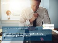 Leiter/in (m/w/d) für Leistungsabrechnung und Forderungsmanagement - Hannover