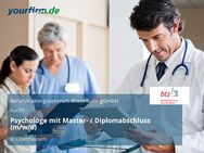 Psychologe mit Master- / Diplomabschluss (m/w/d) - Oberhausen