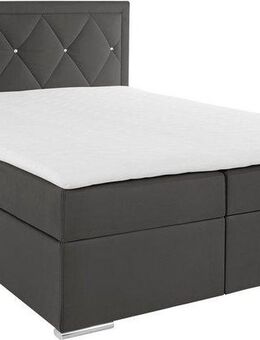 Leonique Boxbett Alfie, Bestseller, wahlweise mit Bettkasten, mit Straßsteinen im Kopfteil, H2, H3 und H4 wählbar