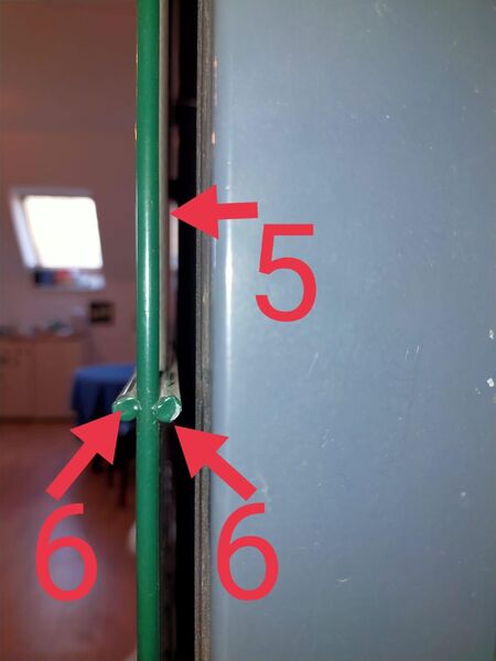 35m Doppelstabmattenzaun H-0,83 Drahtstärke: 6/5/6 mit 1 Eckpfosten Anthrazit oder Grün - Bremerhaven