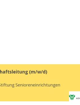 Hauswirtschaftsleitung (m/w/d) - Essen