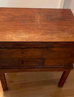 Kleine Biedermeier Kommode Holz mit Schubladen & Fächer - Ladenburg