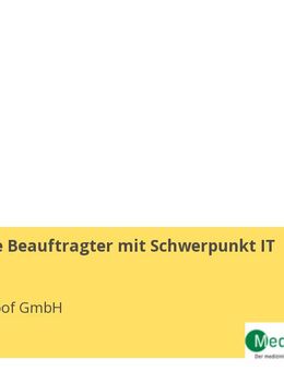 Compliance Beauftragter mit Schwerpunkt IT (m/w/d) - Köln