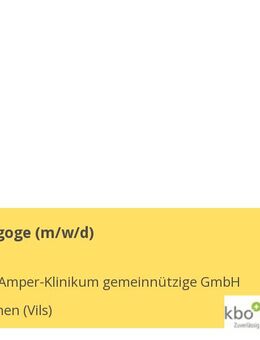 Sozialpädagoge (m/w/d) - Taufkirchen (Vils)